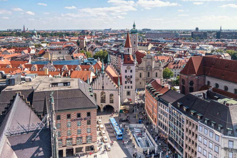Panoramic view of Munich