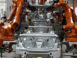 Robots at the BMW Group Plant