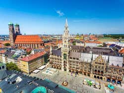 Marienplatz from Peterskirche