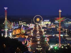 Oktoberfest at night