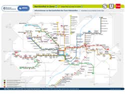 Munich Tram map